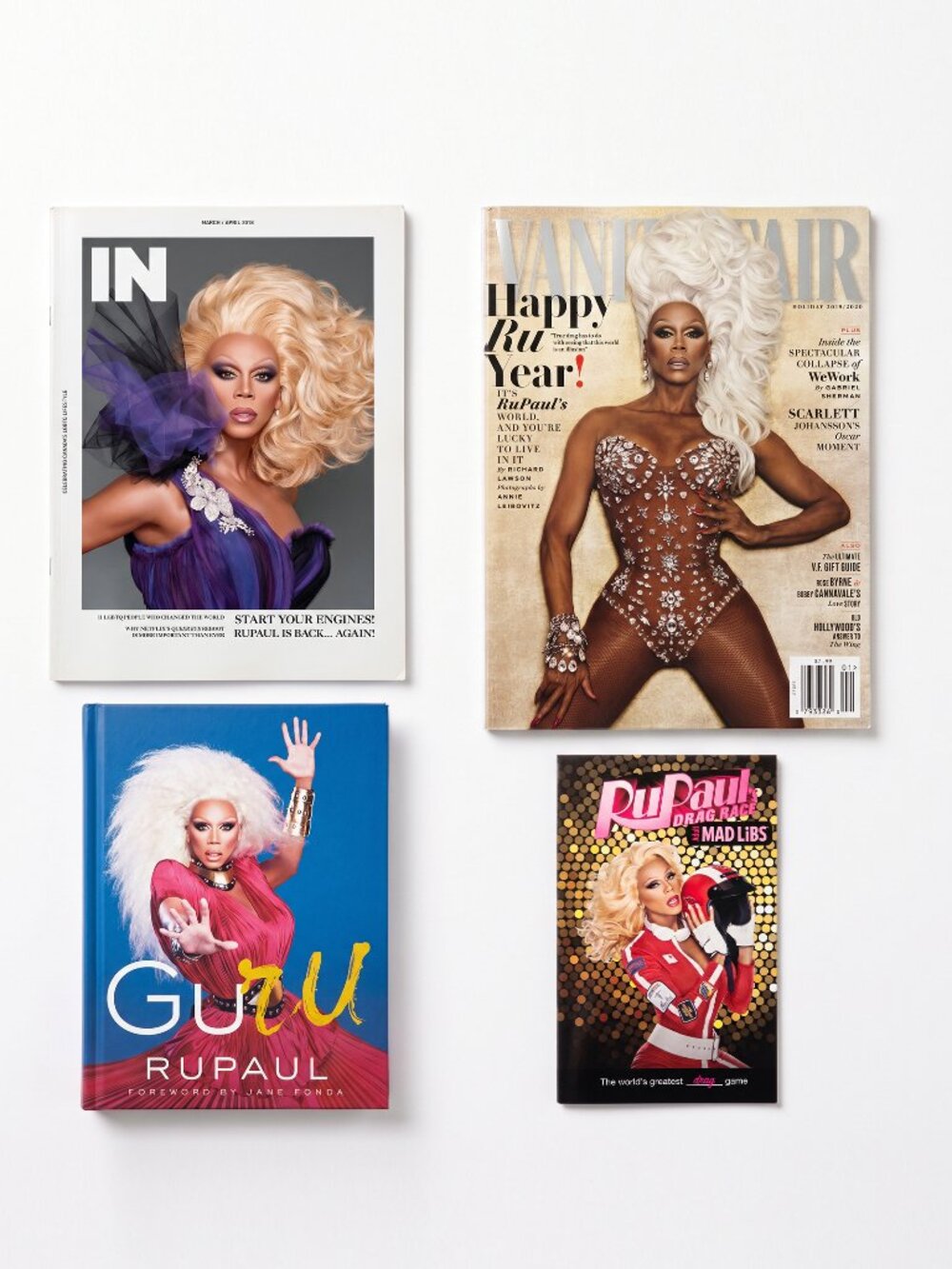 RuPaul Lot - RuPaul's Drag Race. Books, Magazines and MadLibs